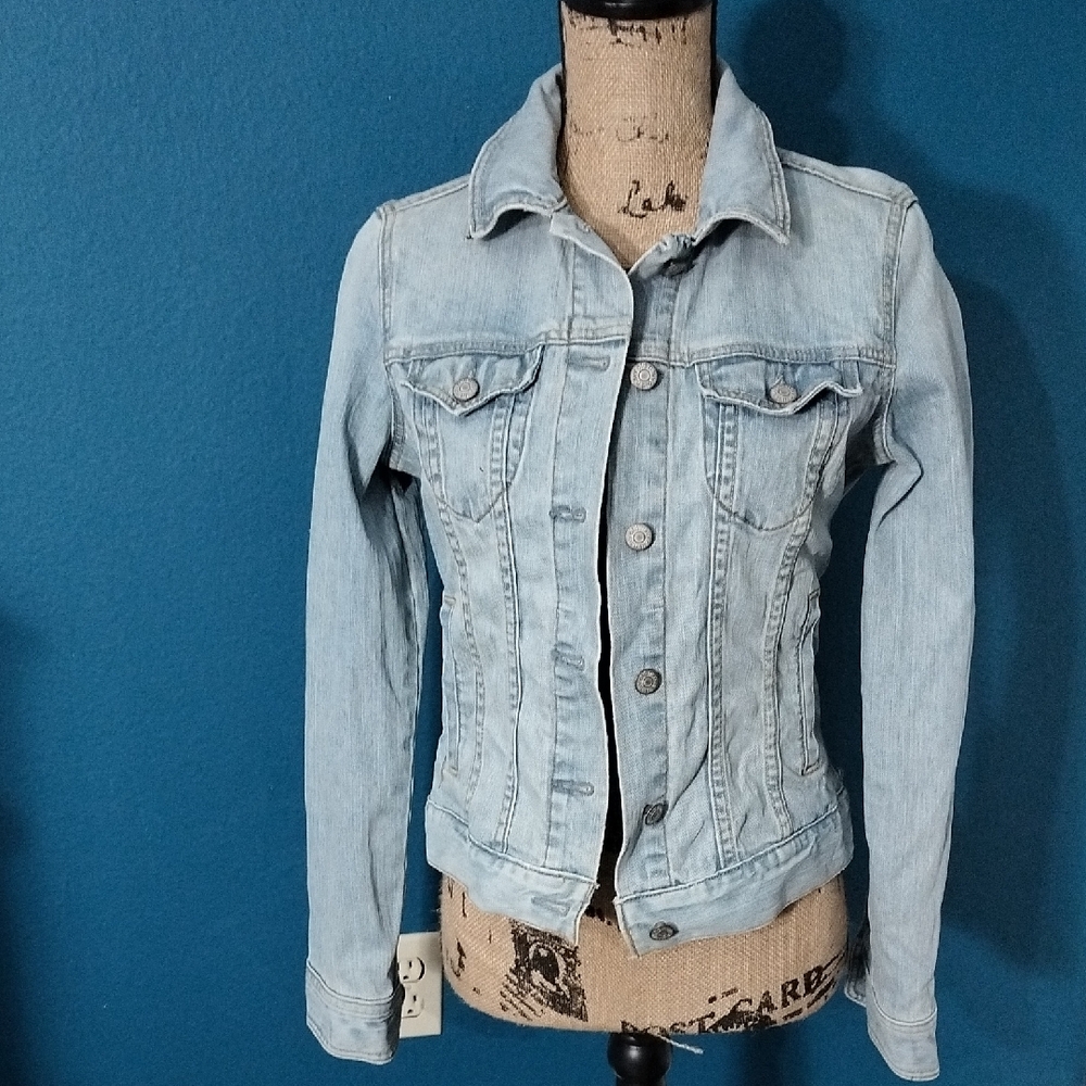 Old Navy Denim Blue Jacket Y2k